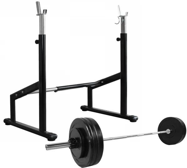 Odin Semi Pro Squat Rack + Gewichte & Langhantel (100kg)